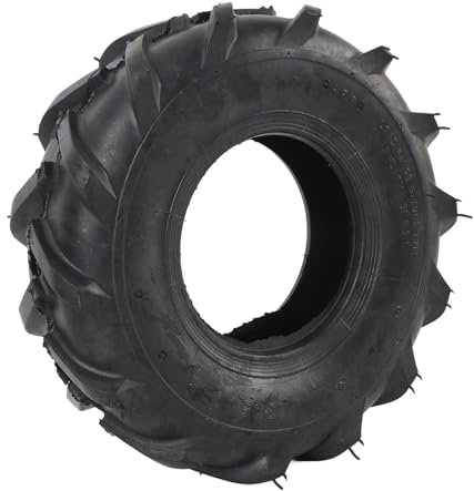 Luocute 6 Inch Tubeless Tire, 13x5.00-6 Antislip Explosion Proof Tires Replacement for Snow Blower Thrower Go Kart Tiller Lawn Tractor Garden Mower