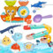 Mekkyes Juguete Baño Bebe 1 2 3 4 años, Juguetes Bañera para Bebé, Juguetes Piscina Bebe, Juguetes Agua Season, Juegos de Agua para Niño, Adecuado para Regalos de Cumpleaños de Niños y Niñas