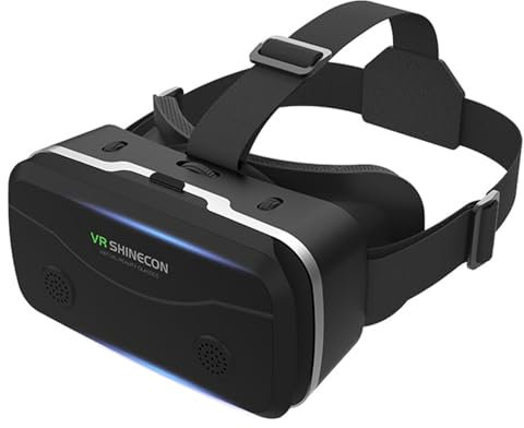 VR Brille für Handy, Virtual Reality 3D Brille, 3D VR Glasses Virtual Reality Brille Unterhaltung Anti-Blaulicht kompatibel iPhone Samsung Android 5,0-7,0 Zoll