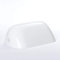 ORION LIGHTSTYLE Kleines Bankers Ersatzglas L: 150mm B: 90mm Glas Lampe Leuchte Bankerslampe Weiß