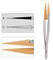 Boley Antimagnetische Pinzette mit Holzplatten 130mm uhr für Uhrmacher metal and wood