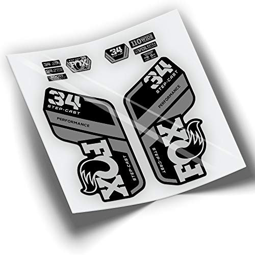 Autocollants fourche vélo Fox 34 Performance Step Cast 2021 WP325