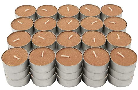 Velas de Té Aromáticas Velas perfumadas - Canela en Rama Pack 60 Velas