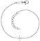 Engelsrufer Damen Armband aus Sterling Silber und Kreuz Anhänger silber - Karabinerverschluss - längenverstellbar - nickelfrei