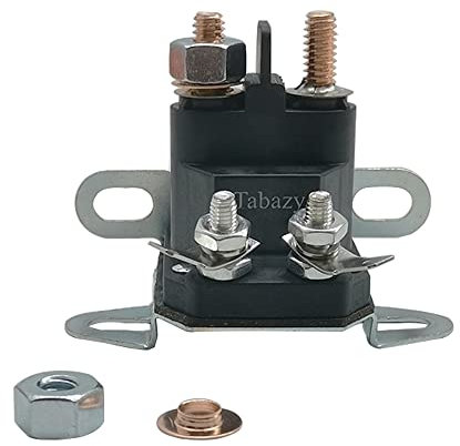 Solenoide de arranque para tractor cortacésped compatible con tractores Troy Bilt, John Deere, Zero-Turn, Toro, MTD