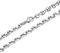 ANAZOZ Kette für Männer Edelstahl 45 cm, Halskette Damen Ohne Anhänger Bohnenkette 4,5mm Breit Silber
