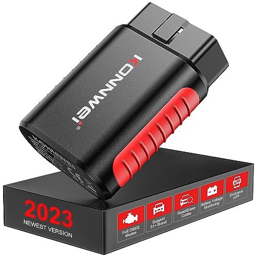 OBD2 Bluetooth Scanner Code Reader Reset for iOS Android, Auto Car Diagnostic Scan Tool OBDII Adapter and App Check Clear Engine Light for VW/Audi/BMW/Ford/SEAT/Skoda/Nissan/Jaguar/Toyota/Lexus/Mini