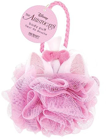 MAD BEAUTY Disney Aristocats Marie Body Puff, moussant doux pour la douche et le bain, détendez-vous et détendez-vous, routine nocturne