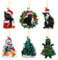 6pcs Cat Christmas Ornaments, Joyoldelf Black Cat Ornament, Cat Ornaments for Cat Lovers, Christmas Tree Ornament Hanging Party Decor Merry Xmas Decor Ornaments