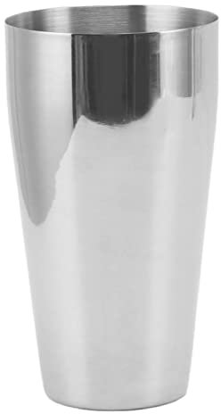 Glomora Taza de Acero Inoxidable, acero inoxidable Mezcla de batidos, helado Taza duradera Engrosamiento Vasos de metal para bar Mezclador de bebidas de acero inoxidable para barman(750ml)