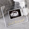 DEYIXUN Acryl-Bilderrahmen mit Ultraschall-Bilderrahmen, heller Fotorahmen, Sonogramm Liebe auf den ersten Blick, Baby-Andenken, Baby-Ankündigung, Geburtsinformationen, erwartet Mütter, die Eltern zu
