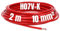 Kalitec 2 metri H07V-K 10 mm² rosso cavo di cablaggio I cavo flessibile I filo 10 mm2 I cablaggio a filo singolo I cavo singolo per armadio elettrico elettrico