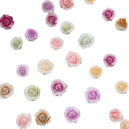50pcs Resin Roses For Nail Art Decoration Manicure Add A Touch Of To Your Nails Wedding Nail Art