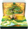 Ataoyus Baum Tischkalender 2025 Kalender Memo Pad Schreibtisch Geschenkpapier Kalender Kalender Notizblock 3D Hausnotizen Schnitzen