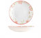 Platos Para La Cena De Cerámica Doméstica, Conjunto De 2, Modernos Platos De Vajilla De Patrón Floral Para Ensalada De Pasta Aperitiva, Plato Poco Profundo, Lavavajillas Microondas S(Size:20*20*3.5CM)