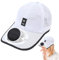 Sonnenhut Mit Ventilator, Solar Ventilator Hut, Baseball Mützen, Sonnenschutzhut, Solar Strandhüte Mit Kühlventilatoren, UV Block Sportkappe, Wiederaufladbar Für Männer Und Frauen