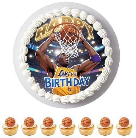 Anemowind 11 Stück Basketball Kuchen Deko Essbare Cupcake Topper für Geburtstagstorten Sport Party Decoration