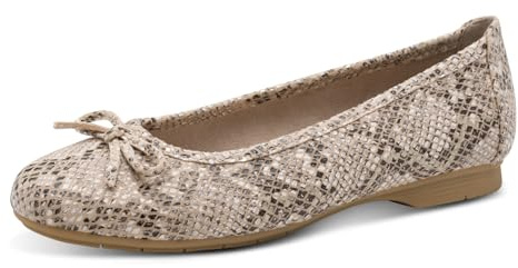 Jana Damen Ballerinas mit Schleife Vegan