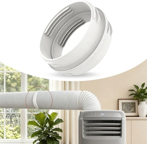 Air Conditioning Hose Extension, Universal 5.9 Inch Air Conditioner Hose Connector, Air Conditioner Exhaust Adapter, Exhaust Hose Connector for Portable Air Conditioner