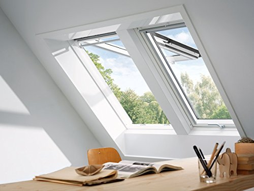 VELUX GPL CK04 2070 White Paint Laminated Top Hung Roof Window 55x98cm