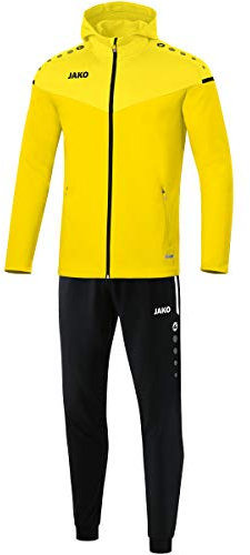 Jako Herren Trainingsanzug Polyester Champ 2.0 mit Kapuze, Citro/Citro Light, M, M9420