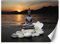 Feeby Papier Peint Intisse Bouddha Pierres Zen Orchidée 300x210 cm orange Moderne Panoramique XXL Photo Mural Muraux Chambre Bureau Salle Lac Coucher De Soleil