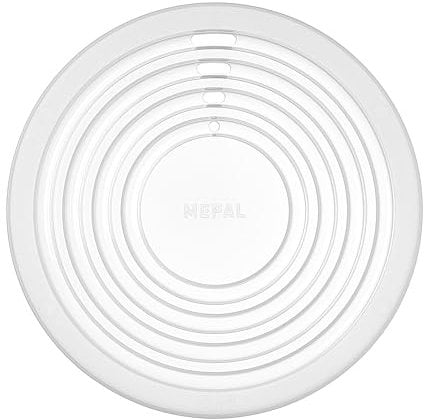 Mepal - Cirqula Couvercle pour Micro-ondes Rond - Couvercle Résistant à la Chaleur - Pour le Récipient des Aliments Cirqula - Couvercle Transparent - Résistant au Micro-ondes & au Lave-vaisselle