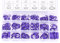 270pcs Assorted Car Air Conditioner Compressor O Ring Seal Gasket Rubber Washer Seals Purple for Air Conditioner Compressor Seals