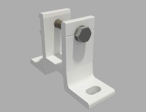 home Trends Markisen Wandkonsole Wandhalterung für Gelenkarm- und Halbkassettenmarkisen SPP058 mit Befestigung (1, 35mm-Weiß)