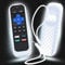 Case for Roku Remote, Cover for Hisense/TCL Roku TV Steaming Stick/Express Universal Replacement Controller Silicone Sleeve Skin with Lanyard Glow in The Dark