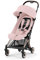 Cybex Coya - Poussette Citadine Ultra Compacte - Châssis Rose Gold et Siège Peach Pink