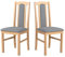 LeafDesign Esszimmerstühle Holz - Esszimmerstuhl 120 kg - Stuhl Buche Massiv - Stühle Esszimmer 2er Set - Holzstuhl - Esstischstühle - Küchenstühle 2er Set