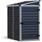 Canopia by Palram Abri de Jardin en Kit Skylight Pent 2.1m²,Cadre en Aluminium, Panneaux en Polycarbonate, Gris Foncé