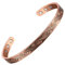 MagEnergy Kuper-Armband für Männer und Frauen 99,99% reines Kupferarmband mit 6 starken Magneten 6,8 verstellbarer Schmuck Lymphdrainage