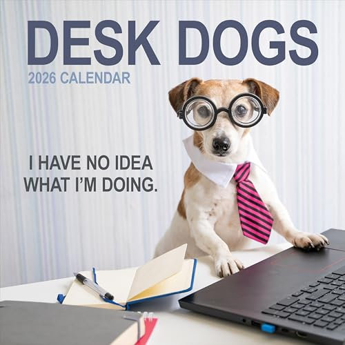 Wandkalender 2026 Desk Dogs