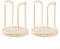 2 portabicchieri eleganti in plastica ABS, salvaspazio, design impermeabile per un facile accesso, set di portabicchieri per una conservazione efficiente (beige)