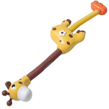 KONTONTY Bain Électrique pour Douchette Giraffe Amusante pour Bain Aquatique Éducatif sans Piles pour Jeux Eau