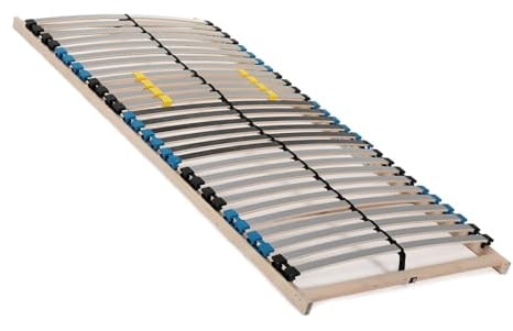 Sleepneo Lattenrost 140x200 cm - 28 Latten 7-Zonen Lattenrost Traglast ca. 150 Kg Birkenschichtholz Selbstmontage Made in Germany