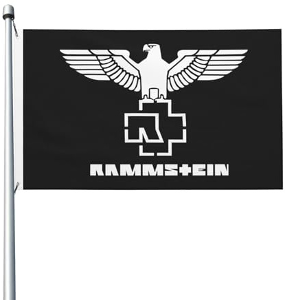 Rock Band Doppelseitige Flagge 3x5FT – Rockband Merchandise Banner – Wanddeko, Party Dekoration, Konzertfans, Outdoor & Indoor Fahne
