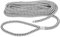 Festmacherleine Ankerleine Festmacher Seil Tau mit Schlaufe aus Polyester 1530 kg Bruchlast in Weiß und Schwarz (10, Durchmesser 12 mm)