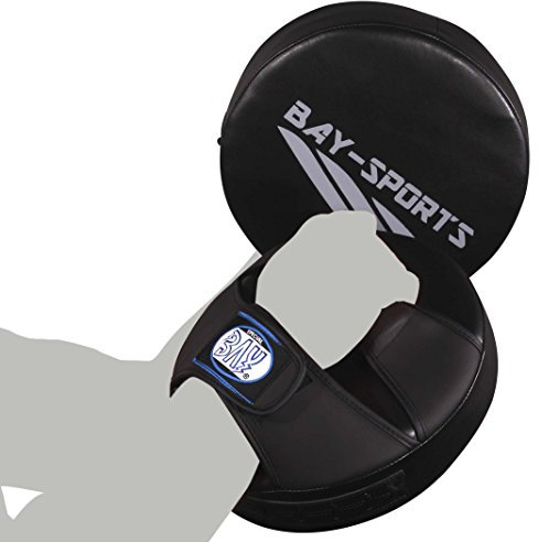 BAY Krav MAGA Round Tellerpratzen Sports Handpratzen, Pratzen 2 Stück, Trainerpratzen Handmitts Hand-Mitts Kickboxen Karate