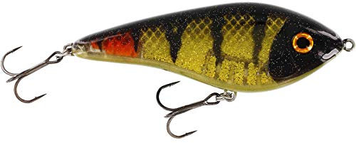 Westin Swim Glidebait - Jerkbait, Farbe:3D Oliveoil Perch, Länge/Gewicht/Schwimmverhalten:10cm / 34g / sinkend