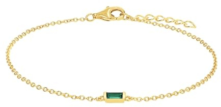 Amor Armband 925 Sterling Silber Damen Armschmuck, mit Zirkonia synth., 17+2 cm, Gold, Kommt in Schmuck Geschenk Box, 2034781
