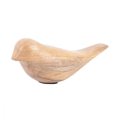 Present Time - Holzstatue Vogel