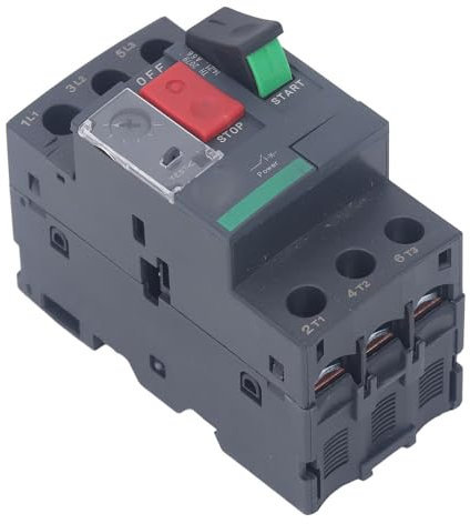 Interrupteurs de Protection de Moteur, Disjoncteur Magnétique Thermique, Protection contre les Surcharges sur Rail de 35mm, AC 690V (GV2-ME08 2,5-4A)