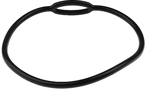 MOLERRI Tauchen Silikon Atemregler Halskette Halter Flexibles MundstüCk Atemregler Halskette Ring Oktopus Halter 18Cm Schwarz