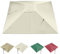 QSPNVFB Quadrato Baldacchino per Ombrellone A Sbalzo 3x3m 8 Stecche Telo di Ricambio per Ombrellone Giardino Copertura per Ombrellone da Piscina Terrazza(Beige,3x3 m (10'x10') Single Top)