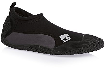 O';Neill Reactor 2MM Reef Neoprenanzug Stiefeletten Schwarz - Unisex - Leicht - Runde Zehe - Leichter, flüssiger Schaumstoff-Doppelschicht