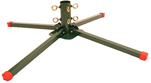 Goliath Geschweißter künstlicher Weihnachtsbaumständer aus Stahl für künstliche Bäume 2,4 bis 4,6 m mit Einer Stange von 1,9 cm bis 5,1 cm Durchmesser (Breite).