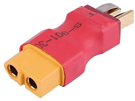 RC-Stecker,Jadpes RC-Stecker, 2-polige XT60-Buchse auf T-Deans-Stecker, RC-Stecker, kein Draht, Adapterkabel, LED-Lampenstreifen für Modellflugzeugbatteriespielzeug